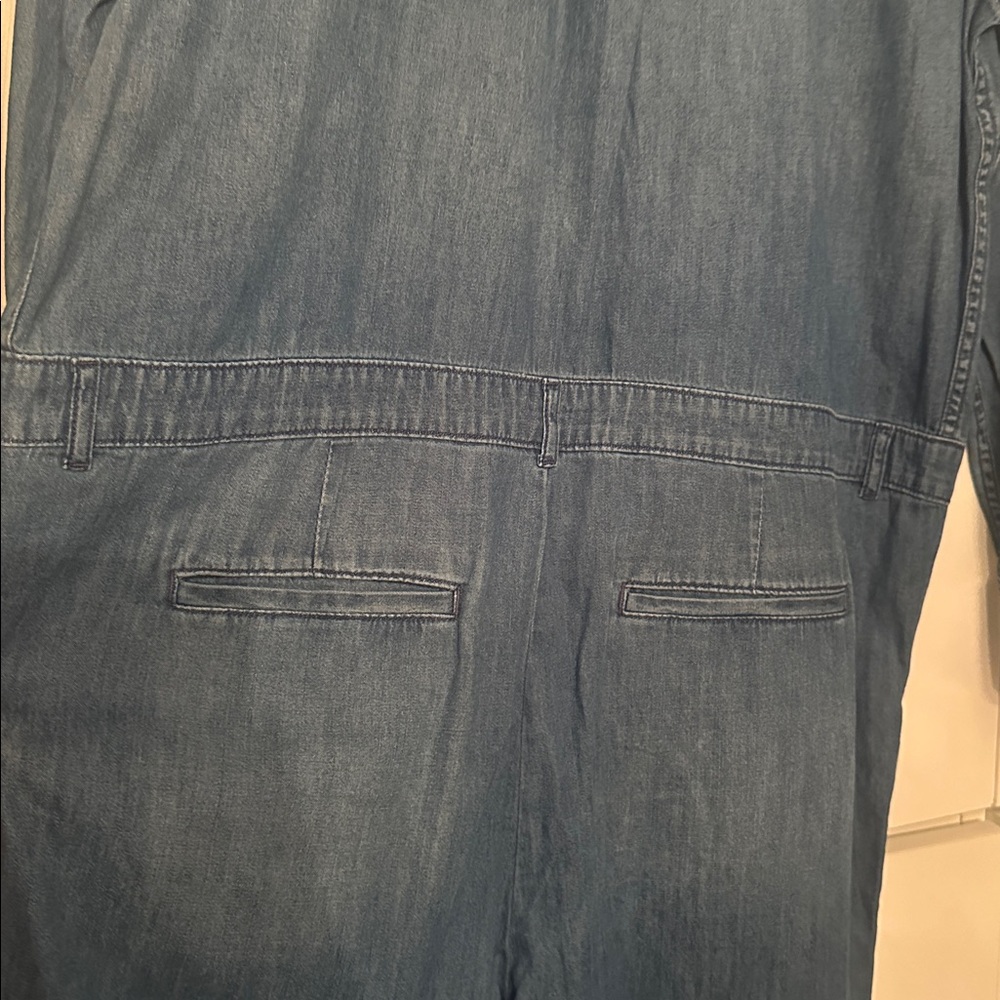 GAP Blue Denim jumpsuit! New!! - Picture 6 of 7